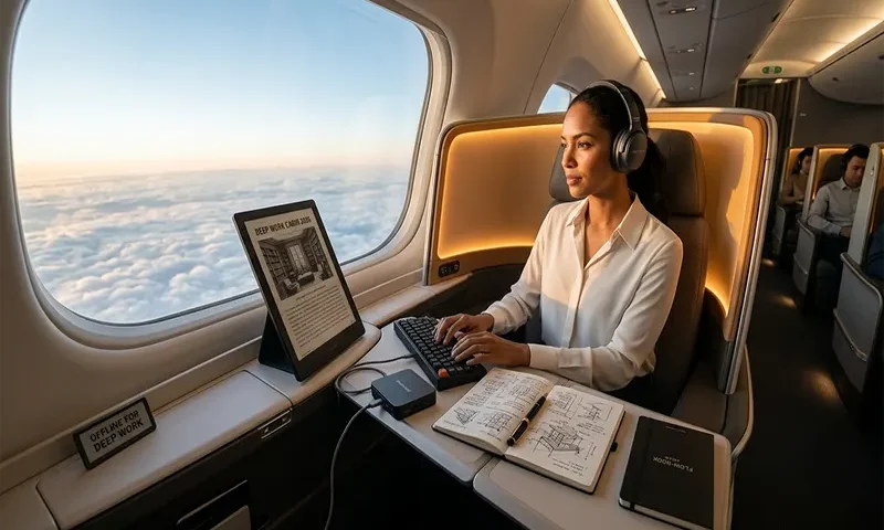 The Deep Work Cabin: Productive Things to Do on a Long Flight Without Wi-Fi (2026 Edition)